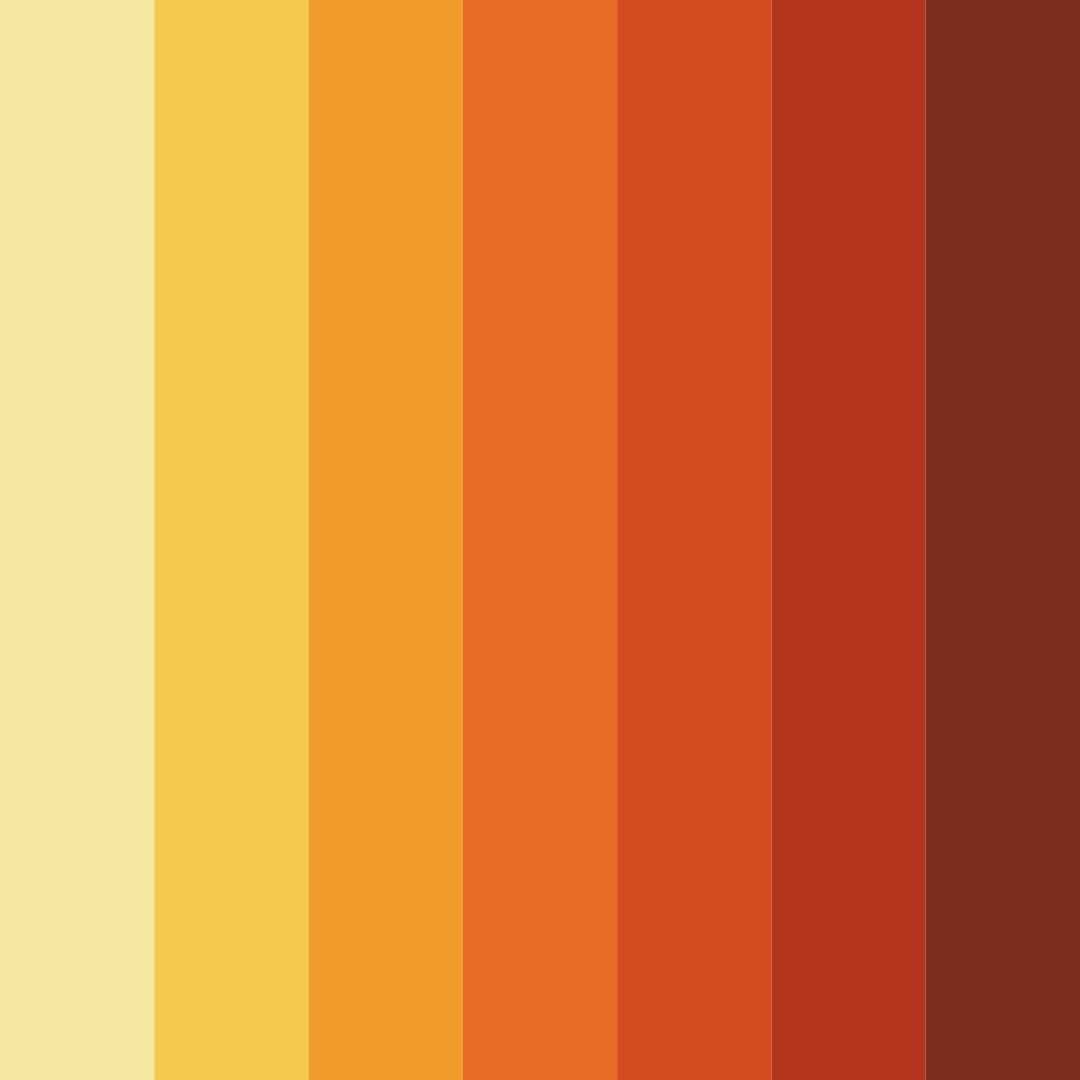 Download autumn ember serenade color palette PNG image (square)