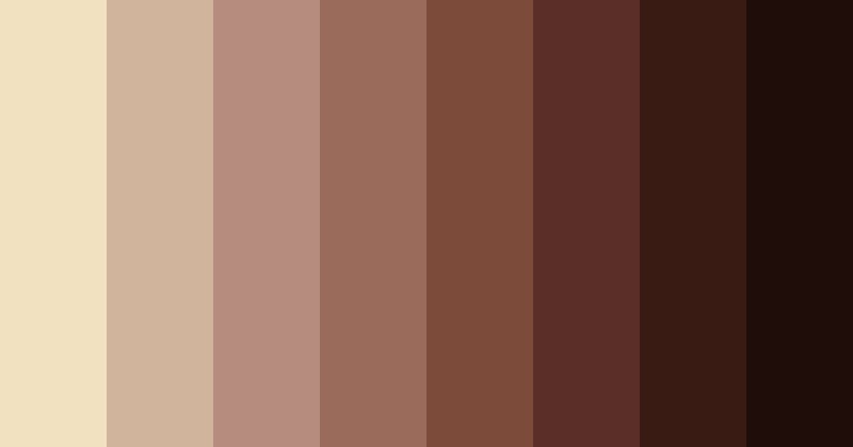 Download timeless sepia color palette PNG image (landscape)