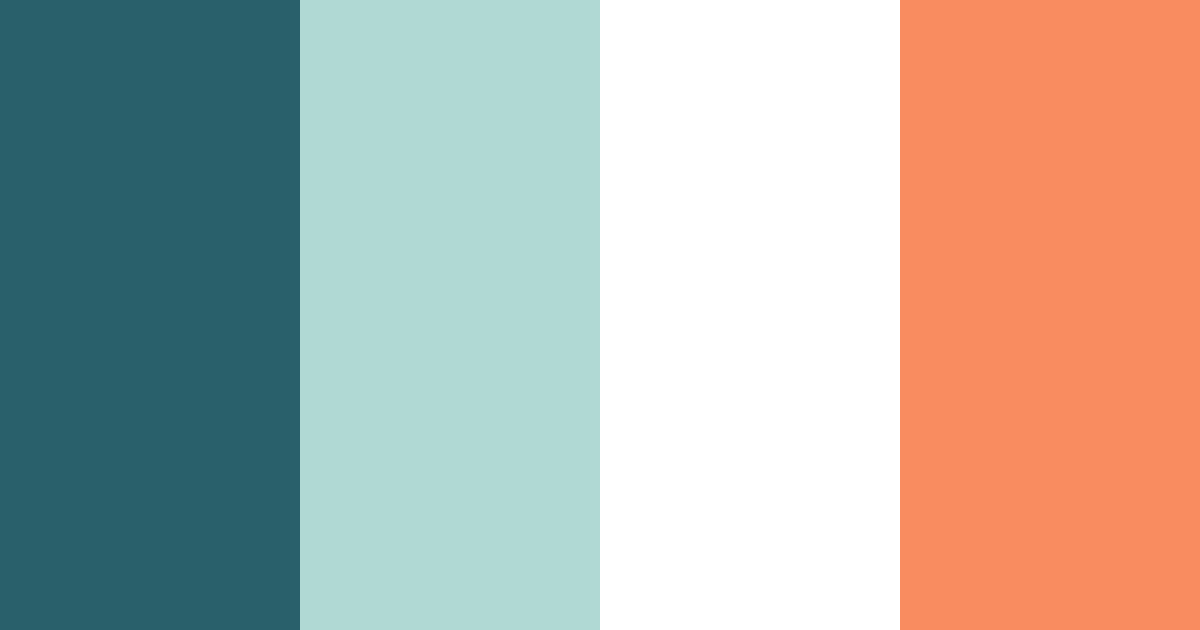 Download minty sunrise color palette PNG image (landscape)