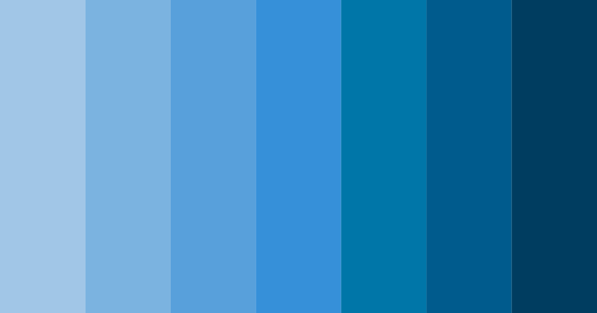 Download bright polar blue color palette PNG image (landscape)