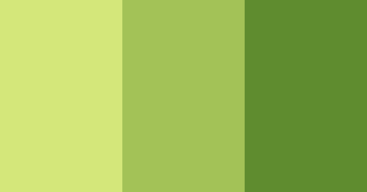 Download yellow green shades color palette PNG image (landscape)