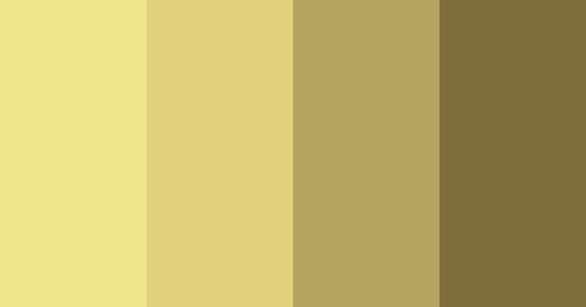 Download muted yellow color palette PNG image (landscape)