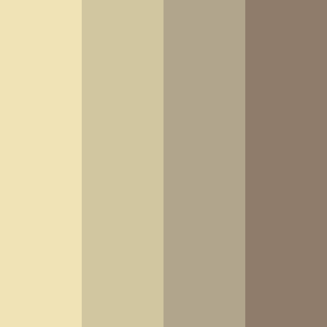 Download warm desert dunes color palette PNG image (square)