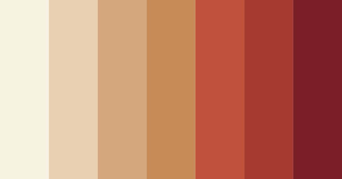 Download autumn ember harmony color palette PNG image (landscape)