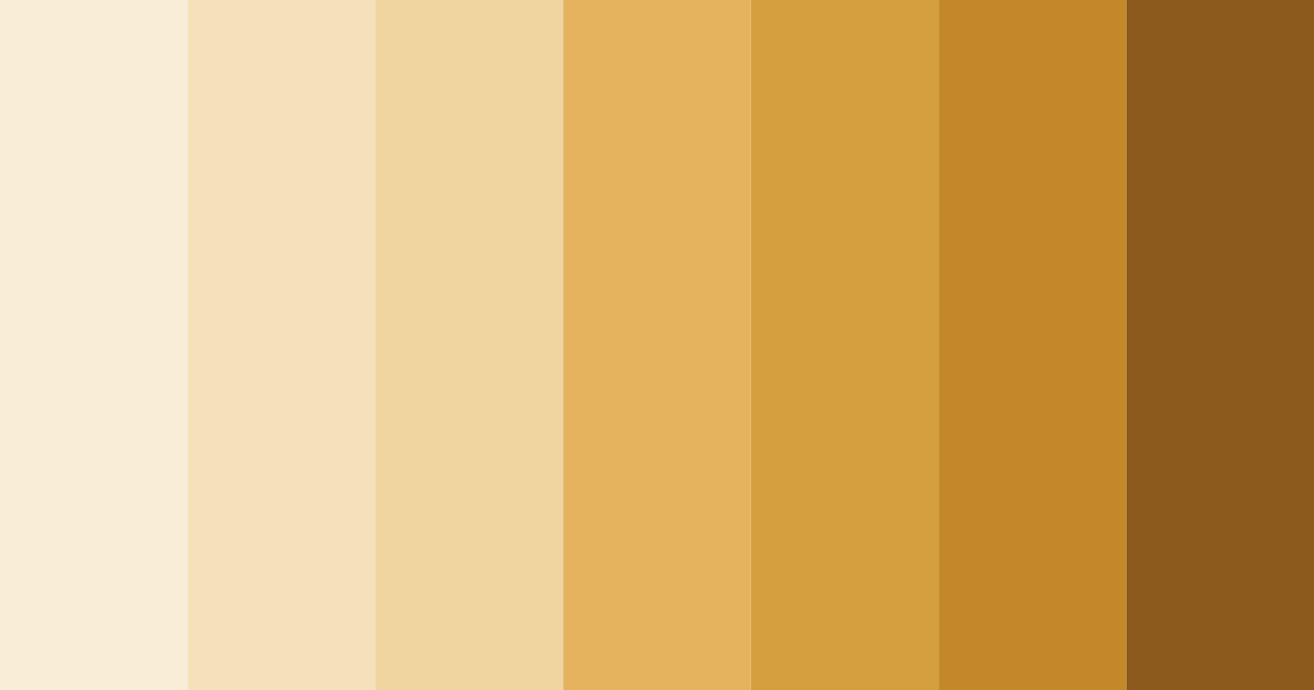 Download warm beige color palette PNG image (landscape)