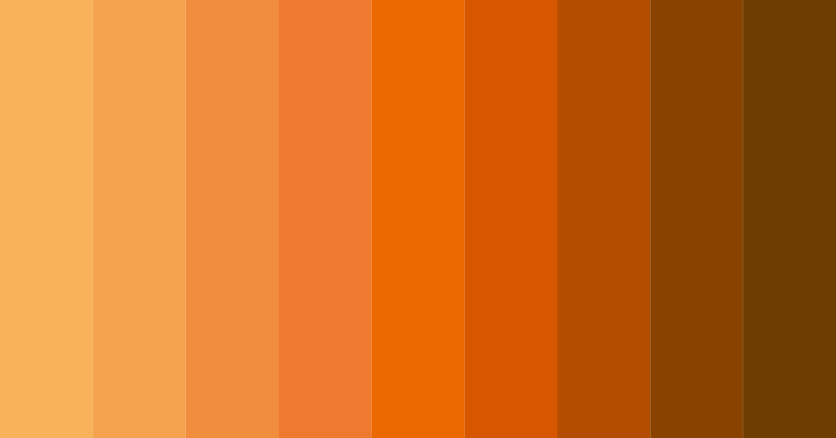 Download orange sunset color palette PNG image (landscape)