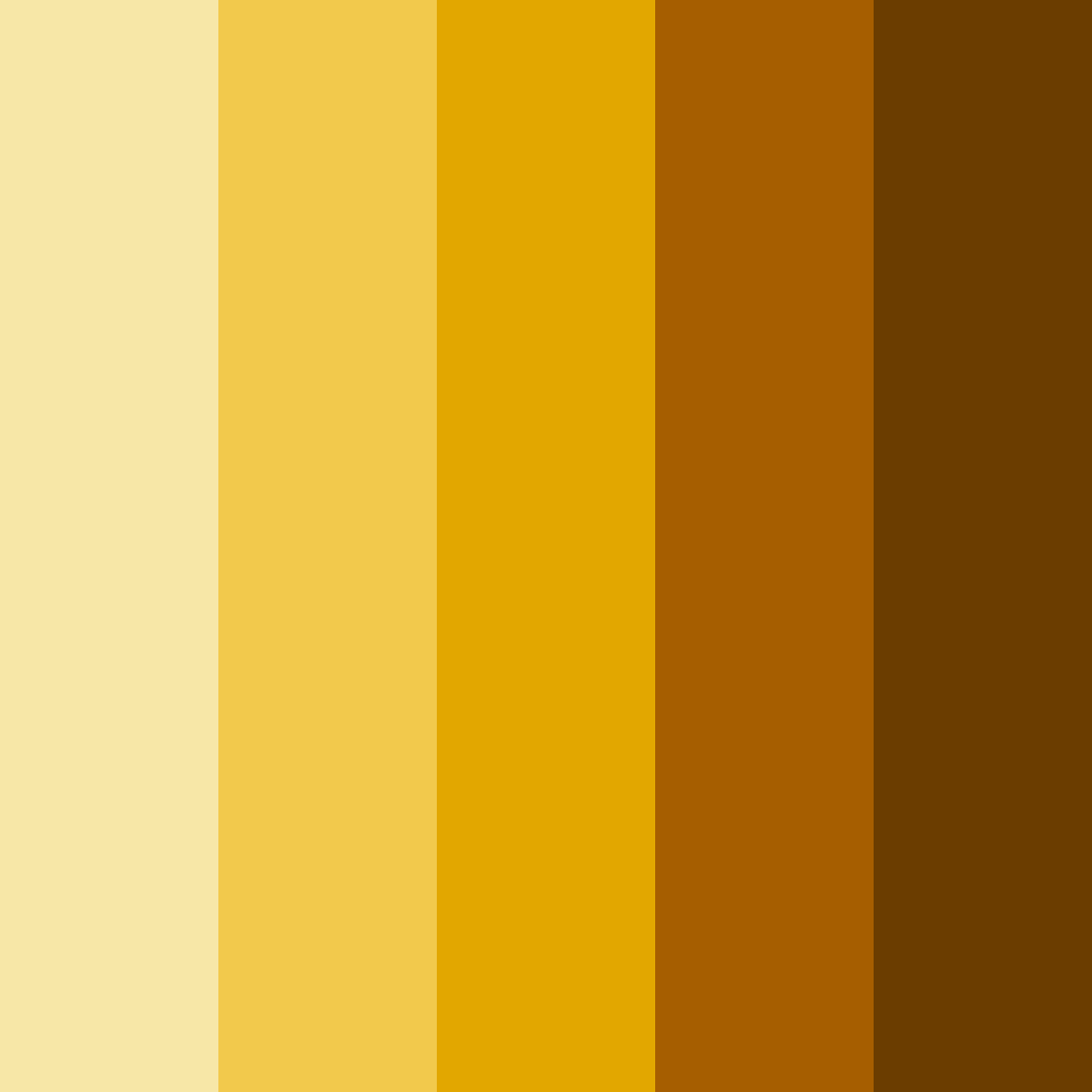 Download golden harvest color palette PNG image (square)