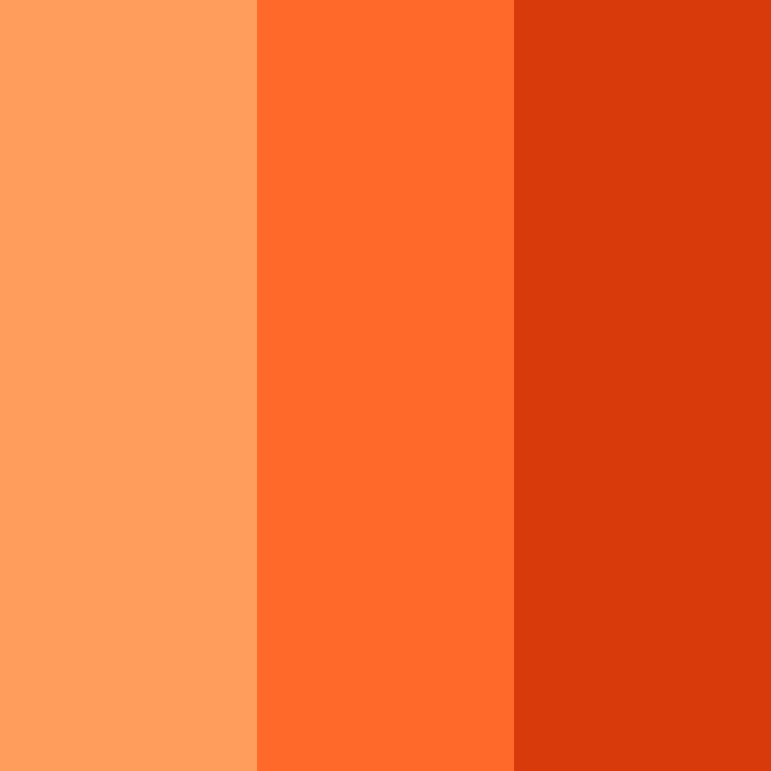 Download citrus sunset color palette PNG image (square)