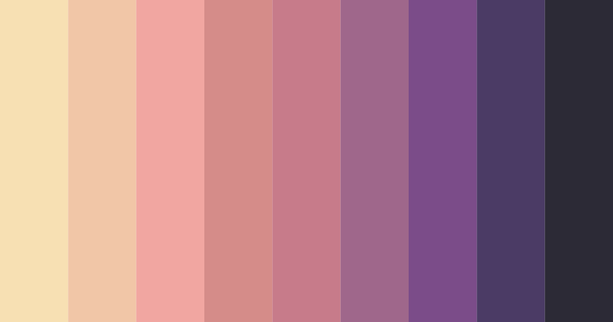 Download charming facades color palette PNG image (landscape)