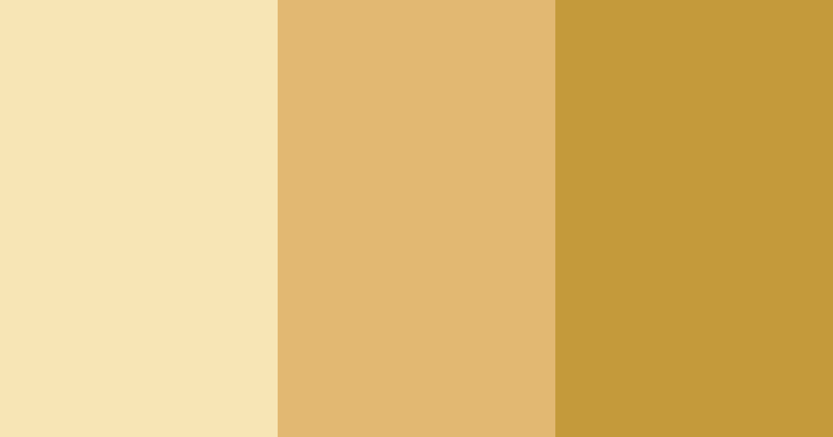 Download golden elegance color palette PNG image (landscape)