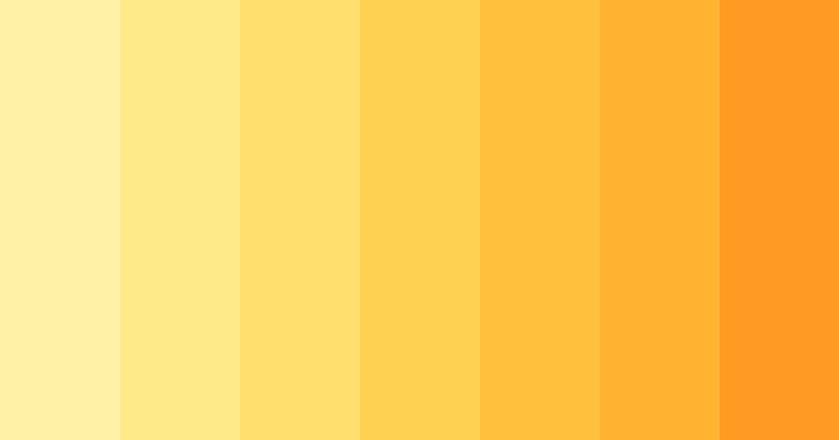 Download sunny citrus burst color palette PNG image (landscape)