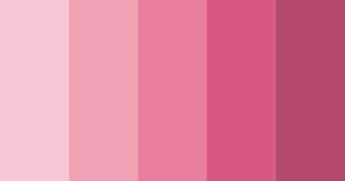 Download blush blossom color palette PNG image (landscape)