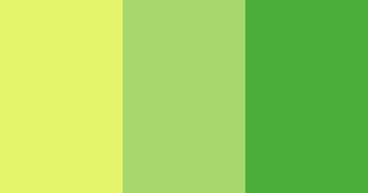 Download green sunshine color palette PNG image (landscape)