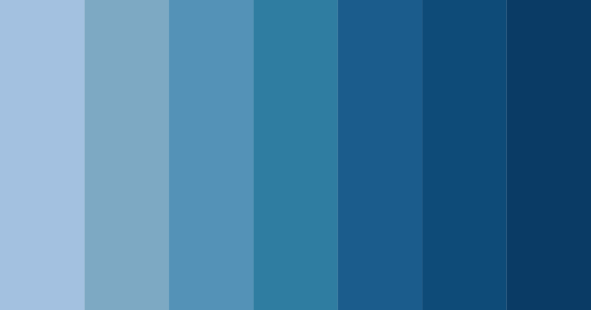 Download trusting blue color palette PNG image (landscape)