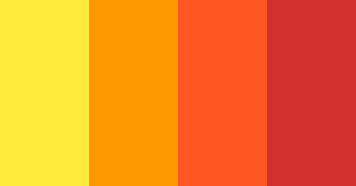 Download sunny ember sunset color palette PNG image (landscape)