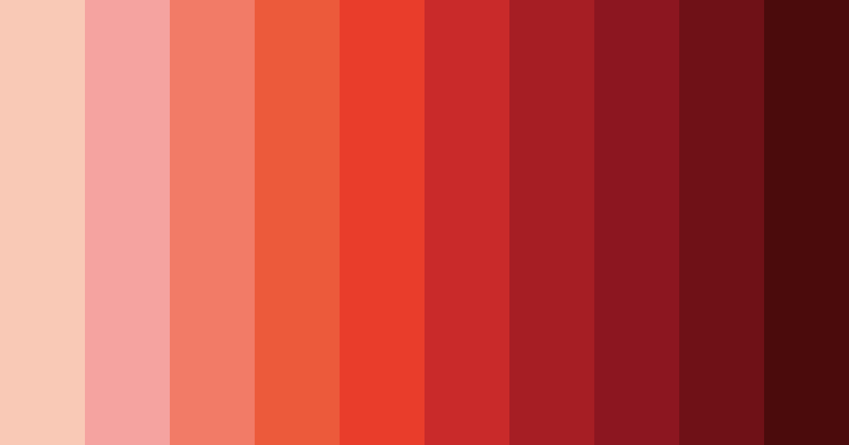 Download crimson ember color palette PNG image (landscape)