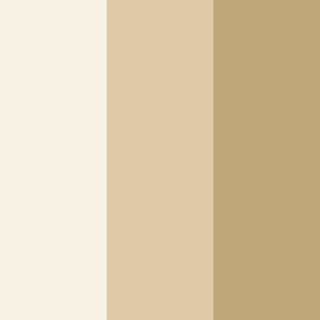 Download creamy white color palette PNG image (square)