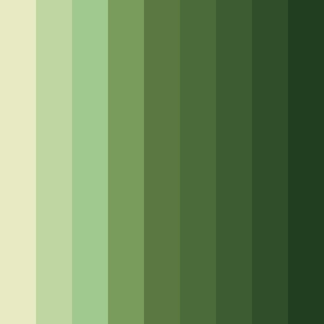 Download olive shades color palette PNG image (square)