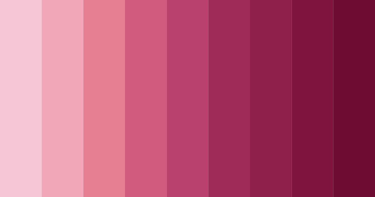 Download pink sunset color palette PNG image (landscape)