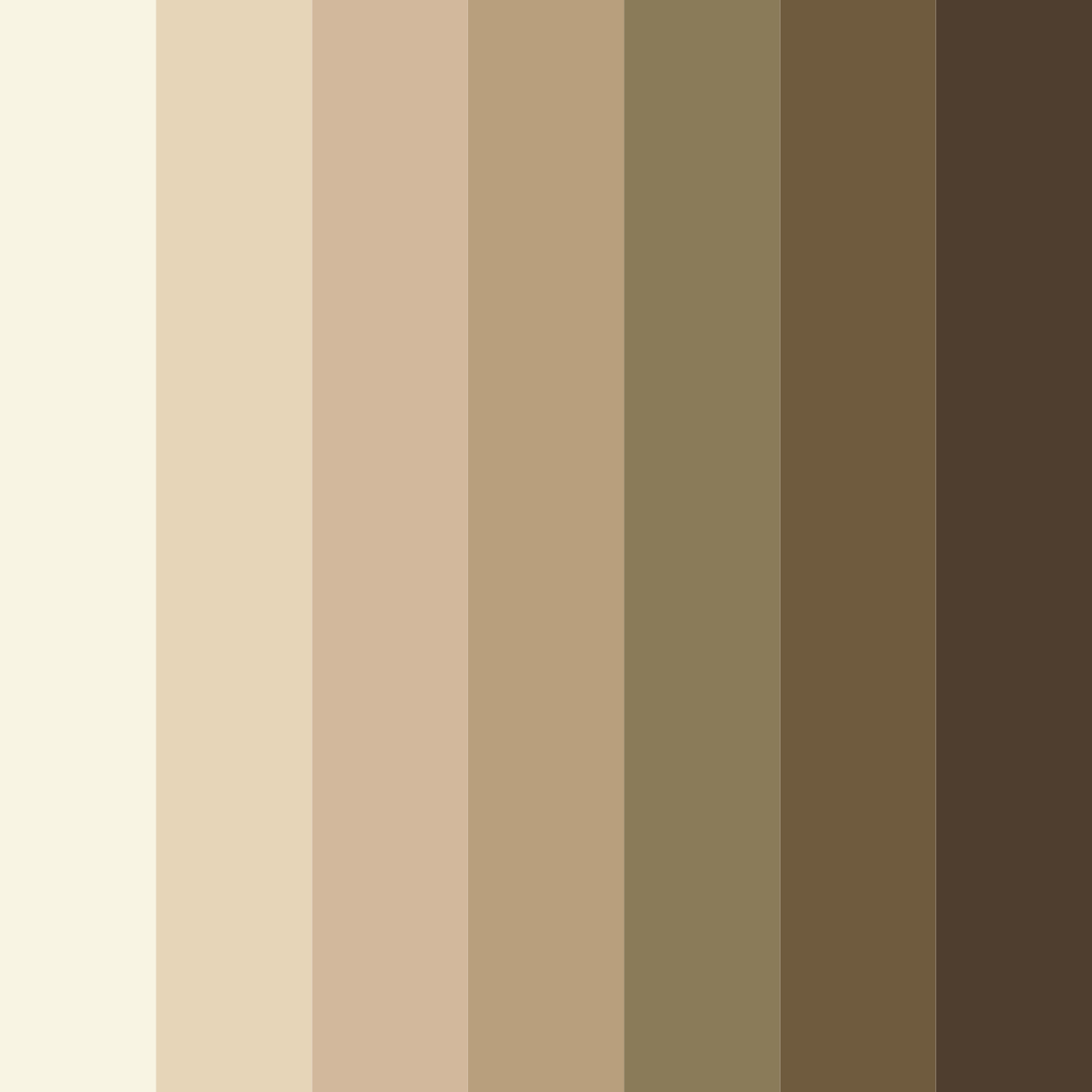 Download cappuccino dreamscape color palette PNG image (square)