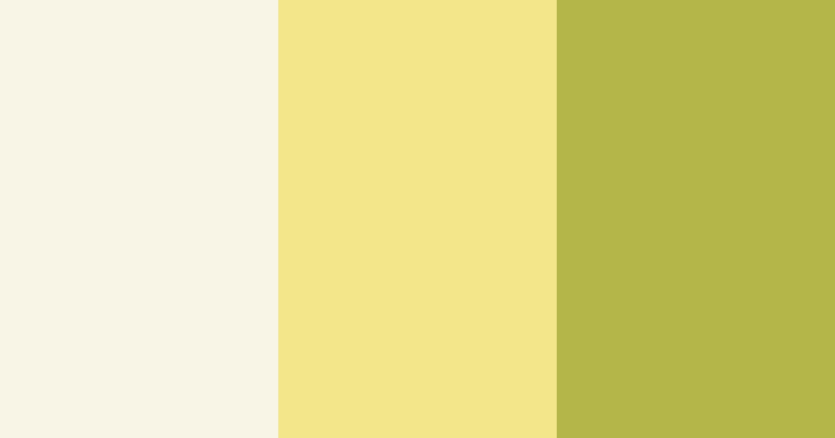 Download light yellow green color palette PNG image (landscape)