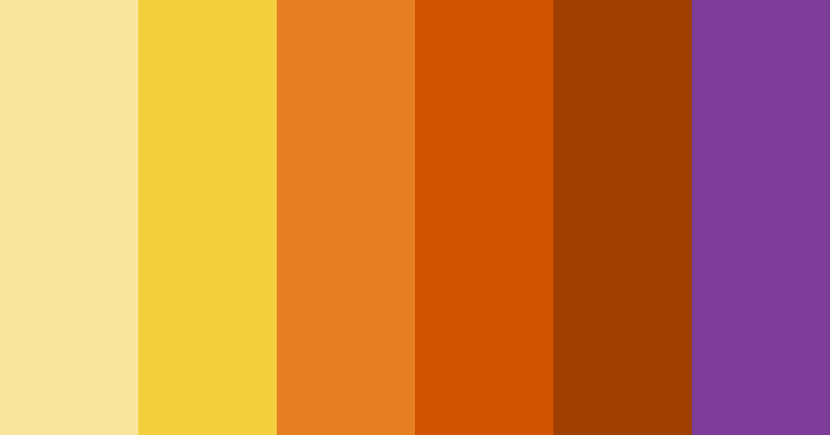 Download sunset harvest color palette PNG image (landscape)