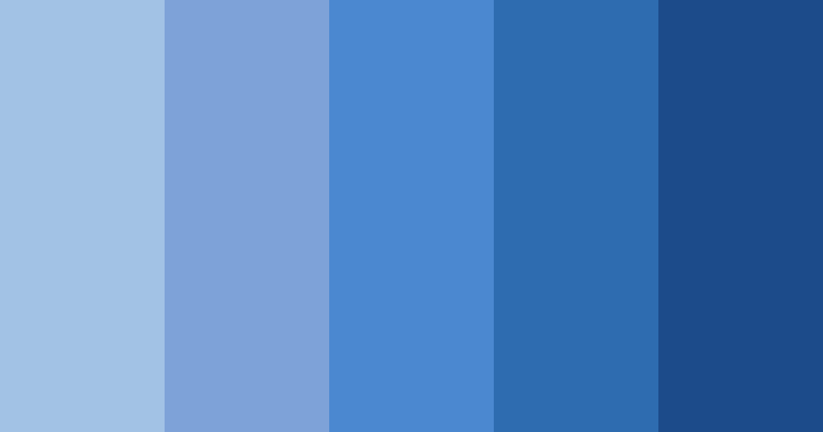 Download blue cobalt color palette PNG image (landscape)