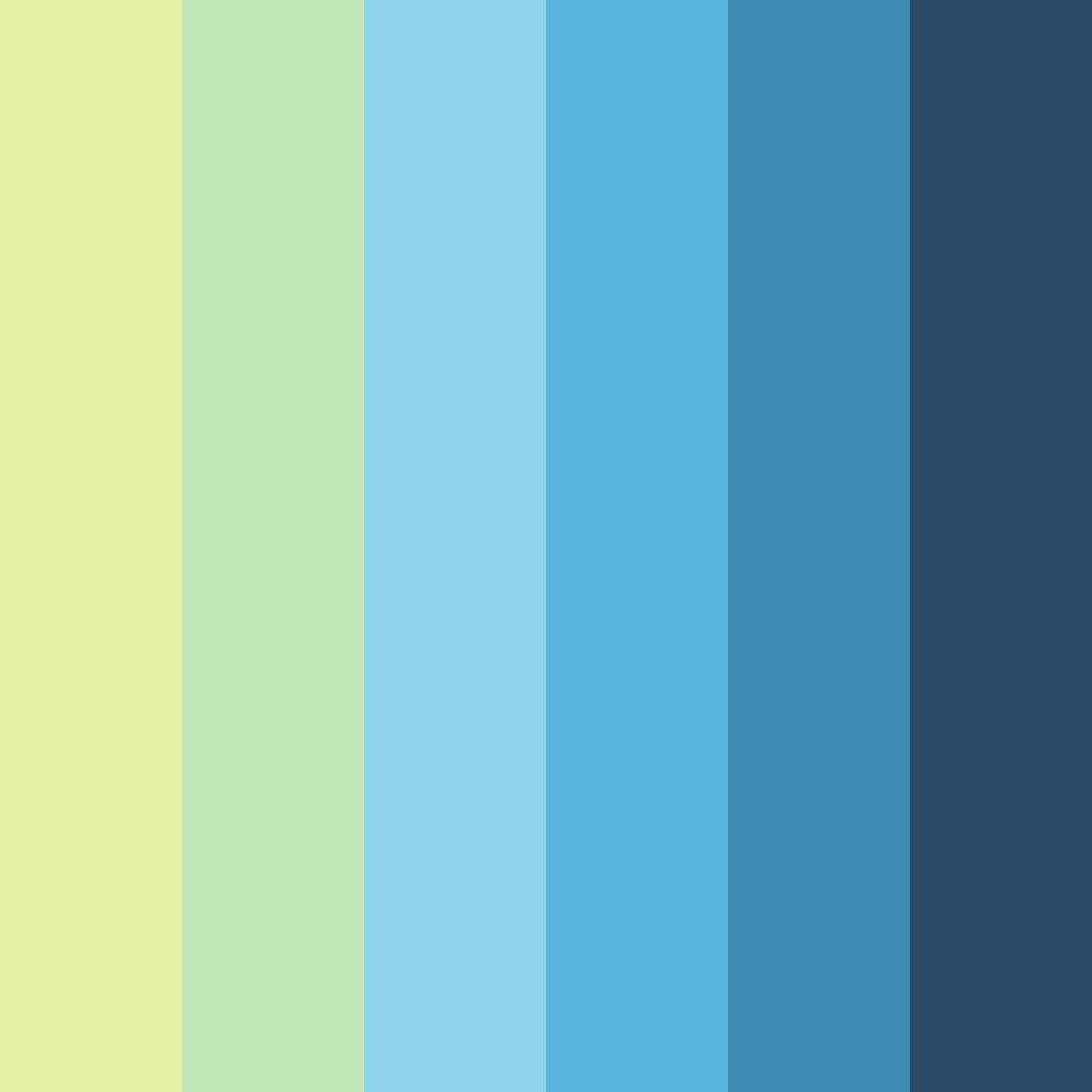 Download floral symphony color palette PNG image (square)