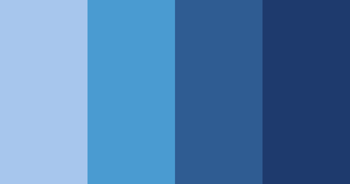 Download blue jean dreams color palette PNG image (landscape)