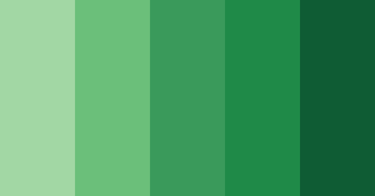 Download emerald oasis color palette PNG image (landscape)