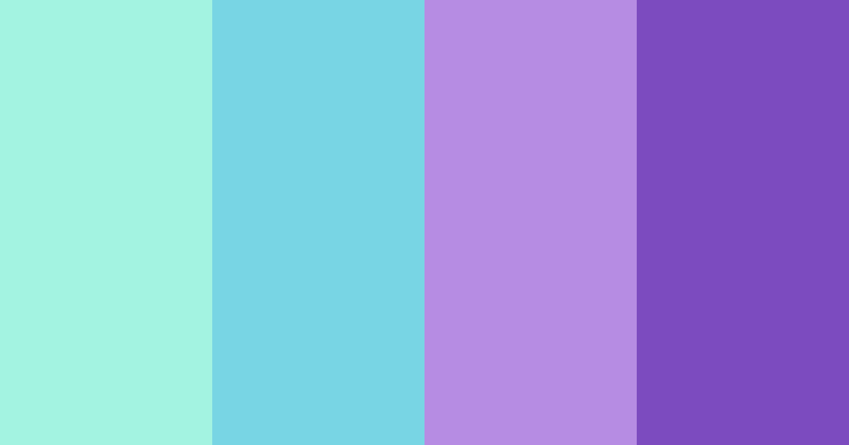 Download dreamy lagoon color palette PNG image (landscape)