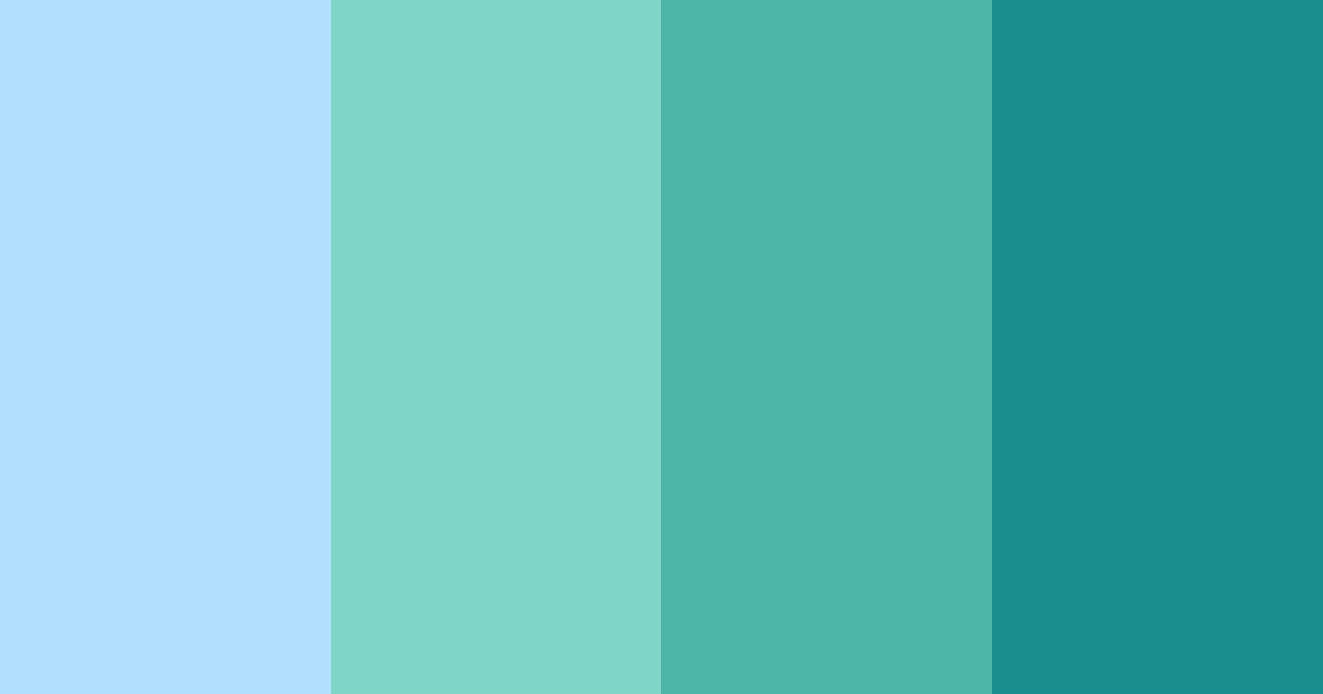 Download ocean breeze dreams color palette PNG image (landscape)