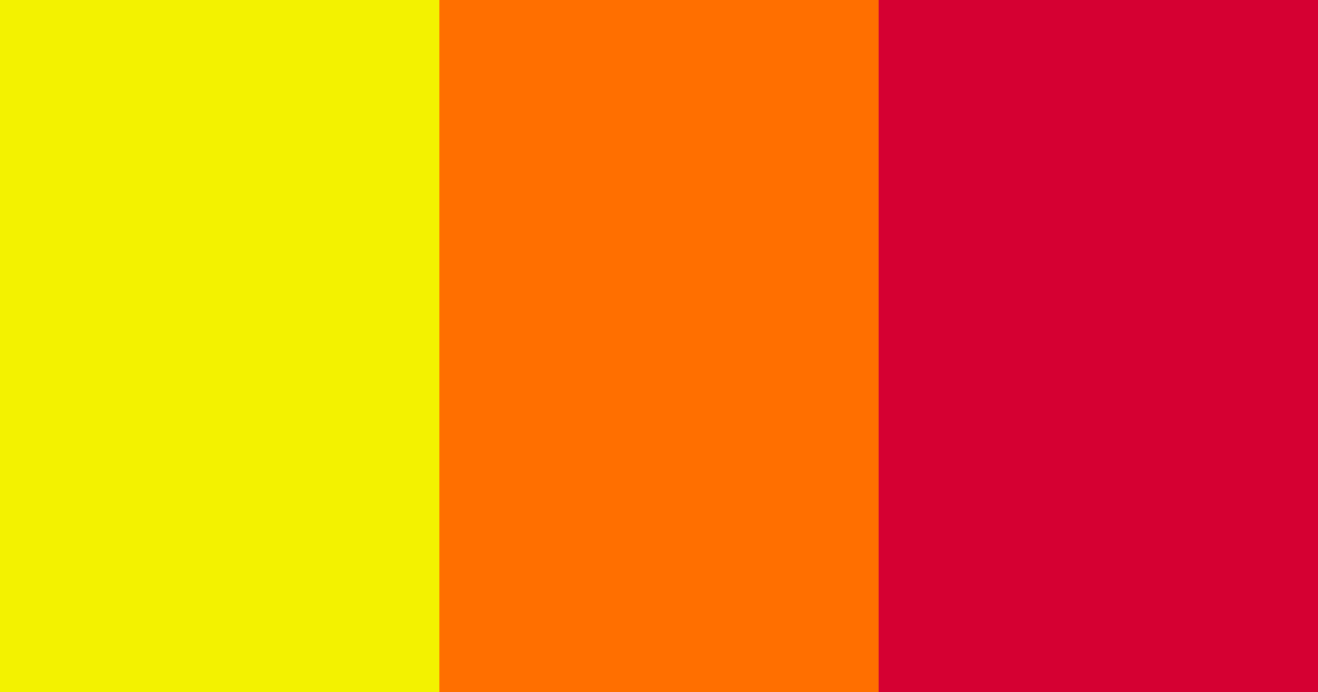 Download vibrant yellow red orange color palette PNG image (landscape)