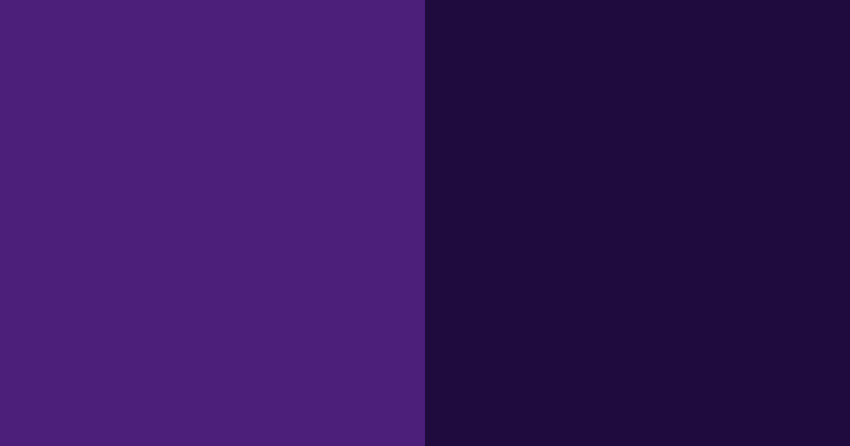 Download midnight royalty color palette PNG image (landscape)