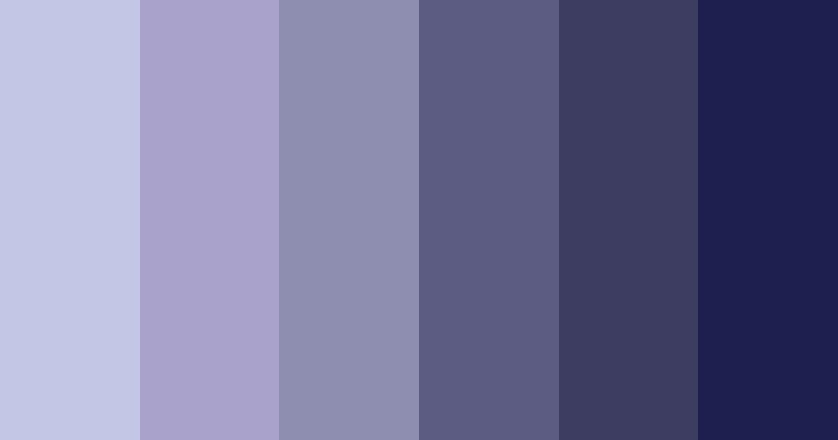 Download midnight elegance color palette PNG image (landscape)