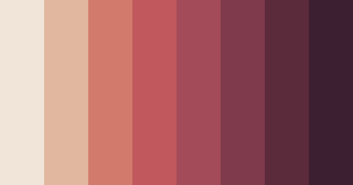 Sunset Blossom Color Palette - ColorDrop