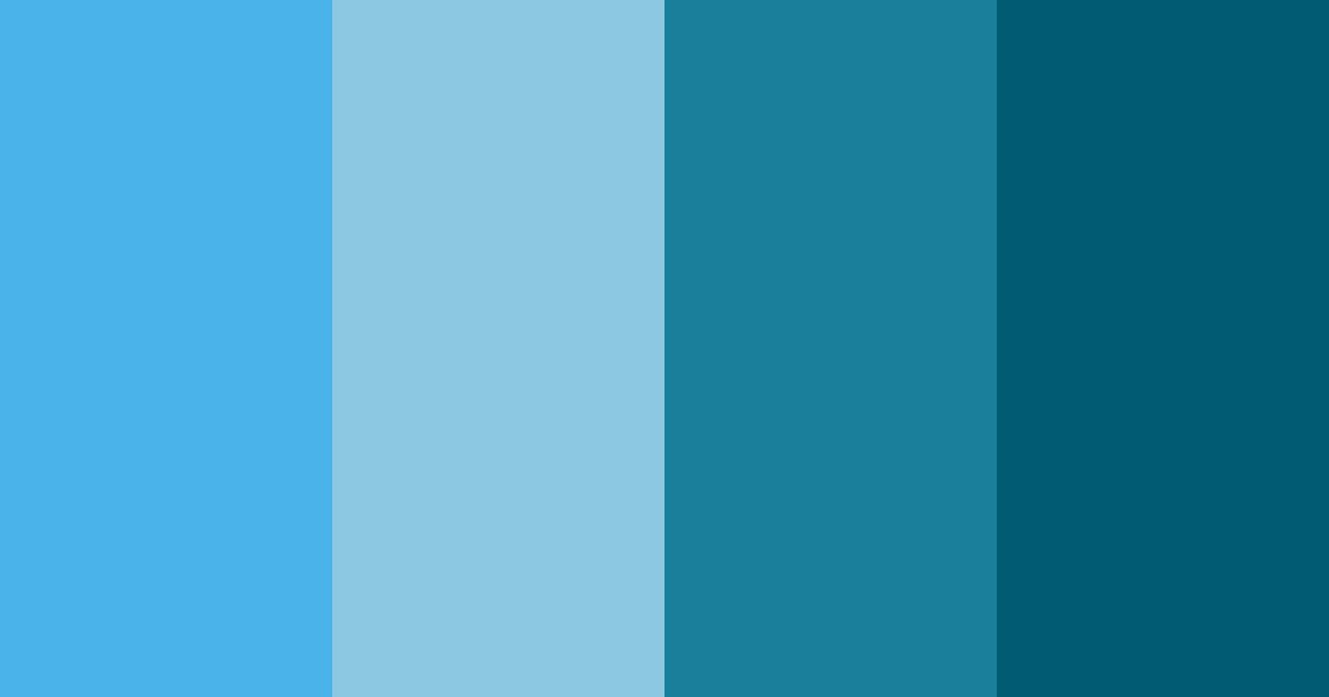 Download oceanic serenity color palette PNG image (landscape)