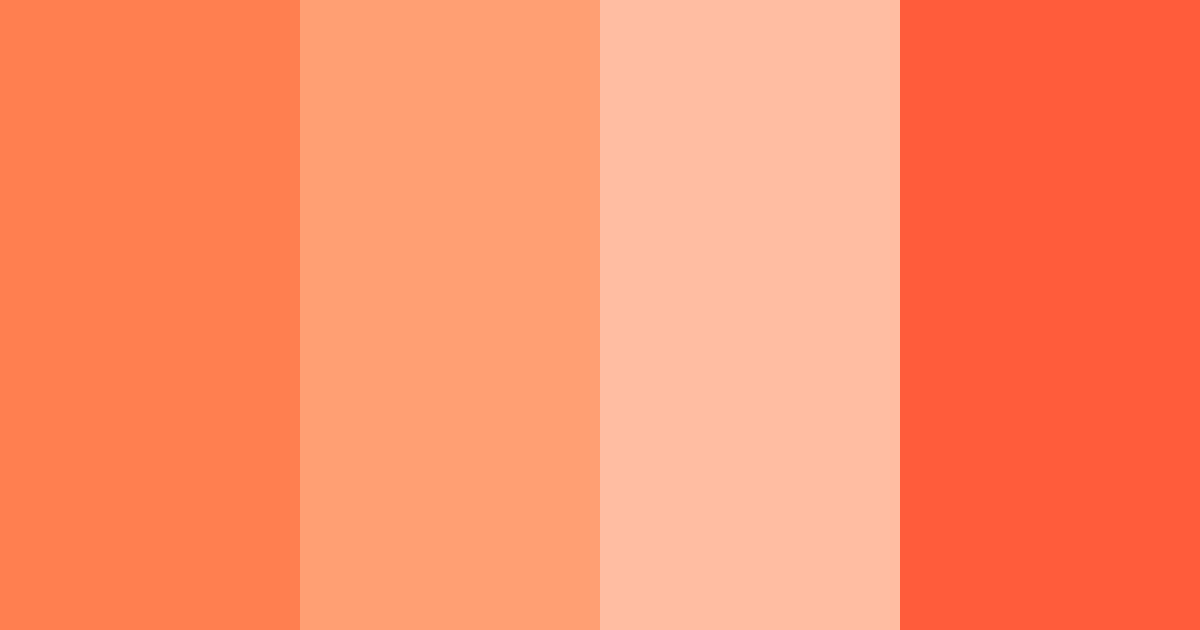 Download coral reef color palette PNG image (landscape)