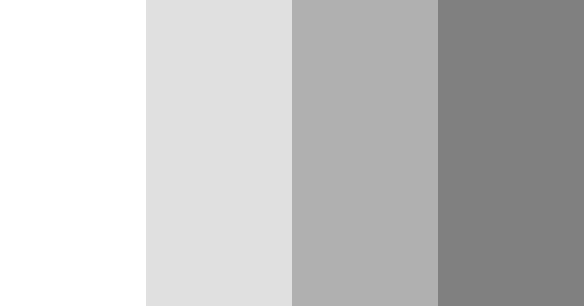 Download shades of white color palette PNG image (landscape)