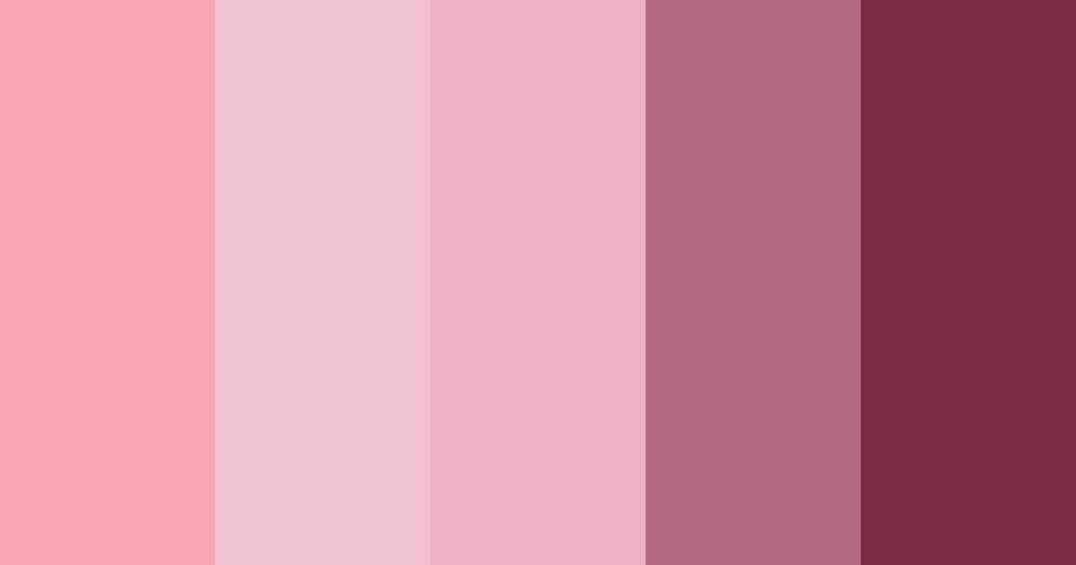 Download pink strawberry bear color palette PNG image (landscape)