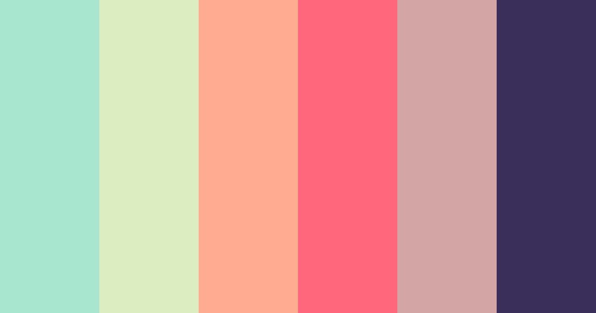 Download whimsical garden color palette PNG image (landscape)