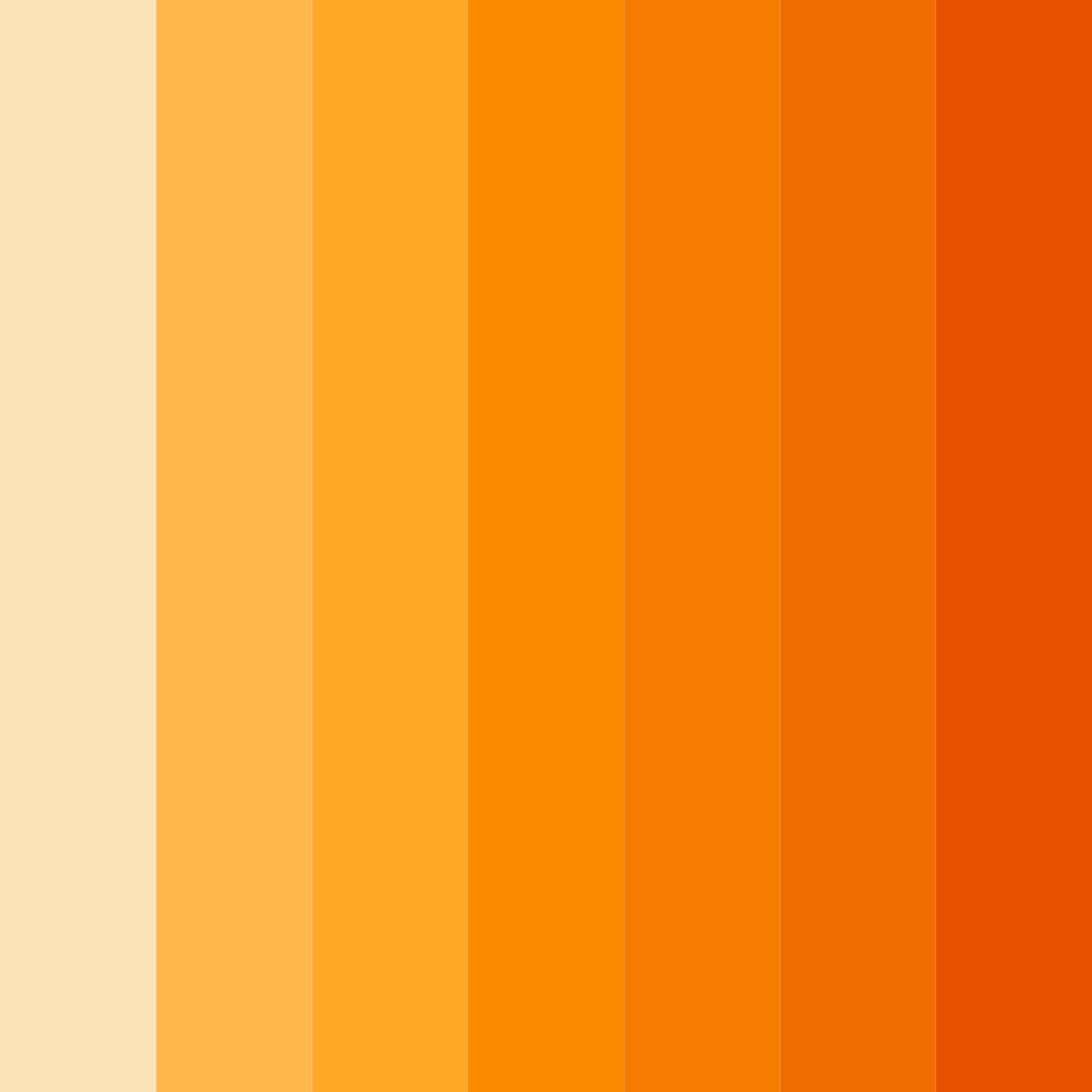 Download citrus sunrise color palette PNG image (square)