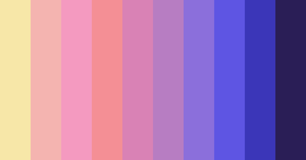 Download whimsical spectrum color palette PNG image (landscape)