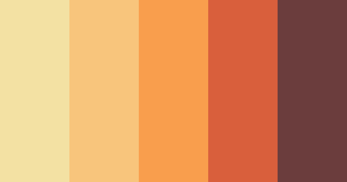 Download autumn's embrace color palette PNG image (landscape)