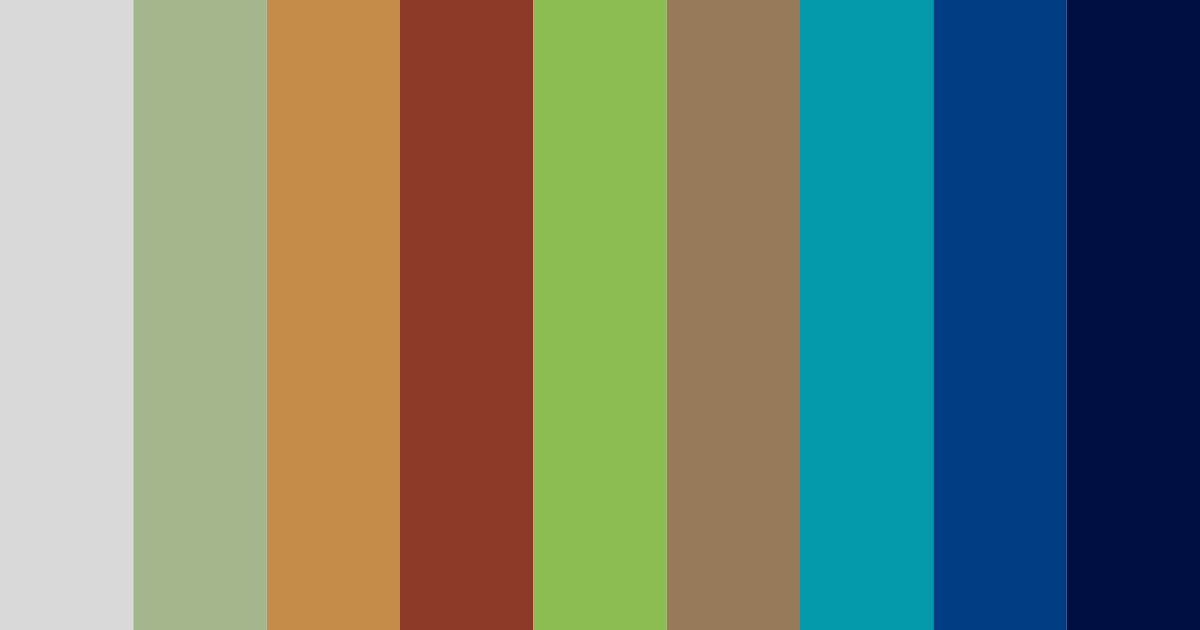 Download earth and tide symphony color palette PNG image (landscape)