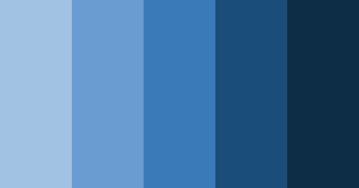 Download dark blue tides color palette PNG image (landscape)