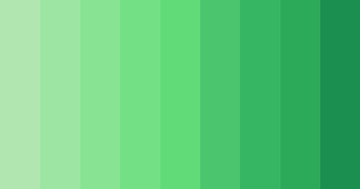 Download emerald breeze color palette PNG image (landscape)