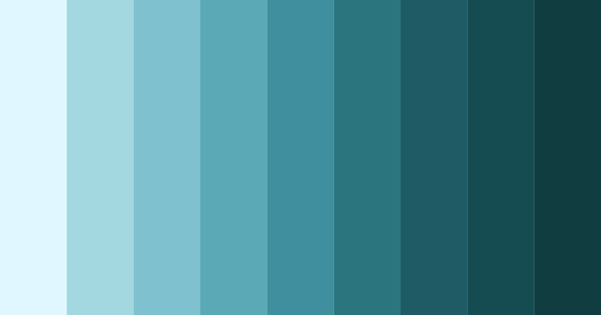 Download cool blue winter color palette PNG image (landscape)