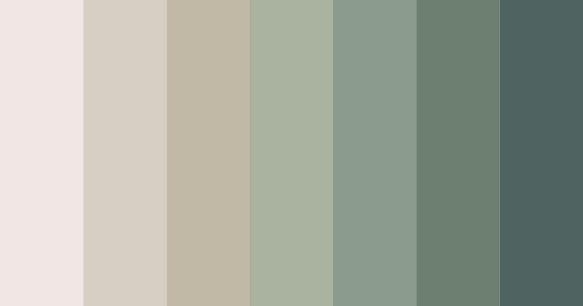 Download muted green color palette PNG image (landscape)