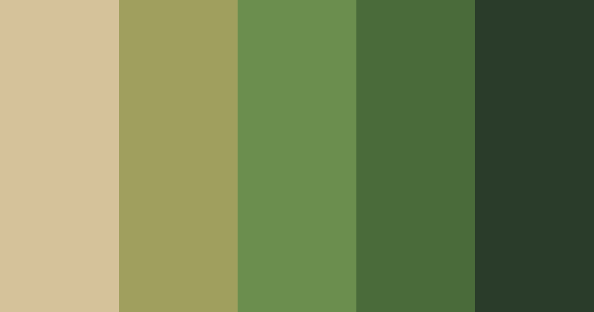 Download dark green and gold color palette PNG image (landscape)